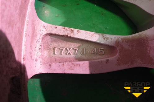 Диск колёсный литой  R17 EJ7 5x114.3 ET45 Ц.О.66 (N153770 D03006FR1A) для Nissan X-Trail (Т31) с 2007-2014г