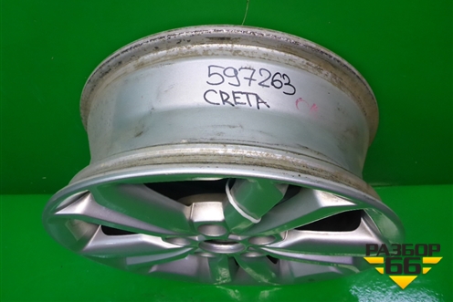 Диск колёсный литой  R16 EJ6 5x114.3 ET43 Ц.О.67,1 (52910M0150) для Hyundai Creta с 2016г (Крета)