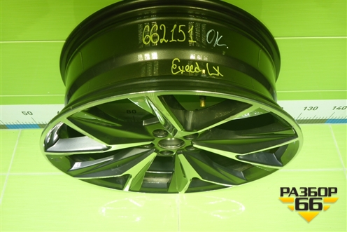 Диск колёсный литой  R19 EJ7 5x108 ET23 Ц.О.65,1 (203000566AA) для Exeed LX с 2019-2024г (ЛХ)