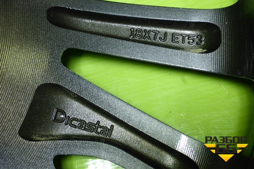 Диск колёсный литой  R18 EJ7 5x114.3 ET53 Ц.О.54,1 (6600115314) для Geely Coolray с 2019-2025г (Кулрей)