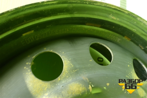 Диск колёсный штампованный  R16 EJ6 4х100 ET48 Ц.О.54,1 (529104L000) для Kia Rio с 2017г (Рио 4)