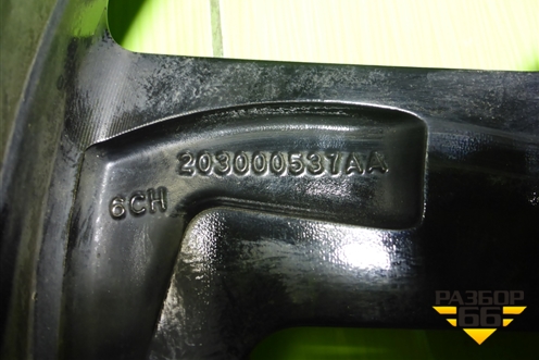 Диск колёсный литой  R18 EJ7,5 5x108 ET47 Ц.О.60,1 (203000537AA) для Jaecoo J7 с 2023г (Джей7)