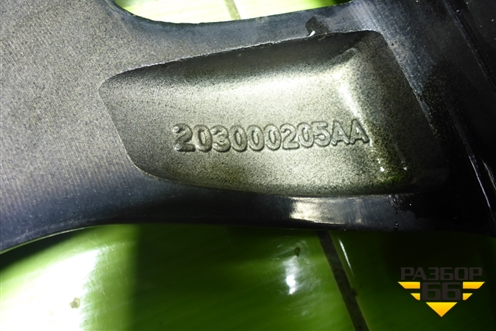 Диск колёсный литой  R18 EJ6,5 5x108 ET33 Ц.О.60,1 (203000205AA) для Chery Tiggo 7 Pro с 2019г (Тиго 7 Про)