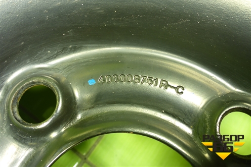 Диск колёсный штампованный  R15 EJ6 4х100 ET40 Ц.О.60,1 (403008751R) для VAZ XRAY с 2016г (Хрэй)