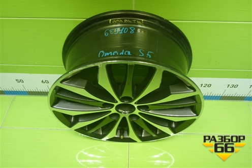 Диск колёсный литой  R16 EJ6,5 5x108 ET40 Ц.О.65,1 (203000402AA) для OMODA S5 с 2022г (С5)