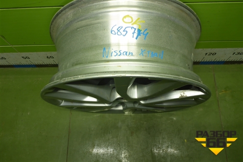 Диск колёсный литой  R17 EJ7 5x114.3 ET45 Ц.О.66,1 (N153770) для Nissan X-Trail (Т32) с 2014г (Хтраил)
