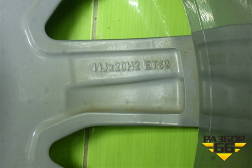Диск колёсный литой  R20 EJ11 5x130 ET60 Ц.О.72,1 (9J1601025M) для Porsche Taycan с 2019-2026г (Тайкан)