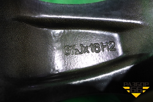 Диск колёсный литой  R16 EJ6 5x114.3 ET45 Ц.О.66,5
