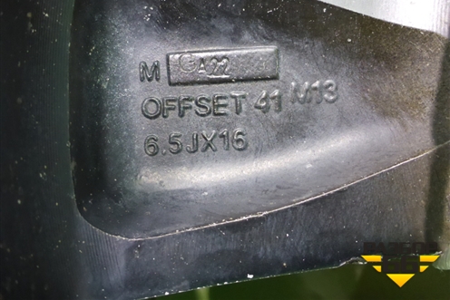 Диски колёсные литые (комплект)  R16 EJ6,5 5x114.3 ET41 Ц.О.67,1 (529104C170) для Kia Optima с 2010-2015г (Оптима 3)