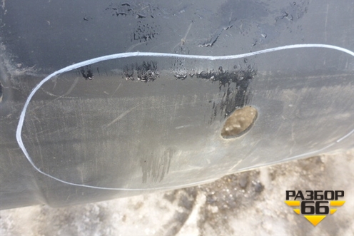 Бампер задний (под парктроник) (85022JD00H) для Nissan Qashqai (J10E) с 2006-2013г (Кашкай)