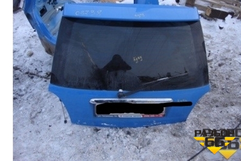 Дверь багажника со стеклом для Chery Sweet (QQ) с 2006г