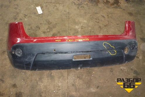 Бампер задний (под парктроник) (85022JD00H) для Nissan Qashqai (J10E) с 2006-2013г (Кашкай)