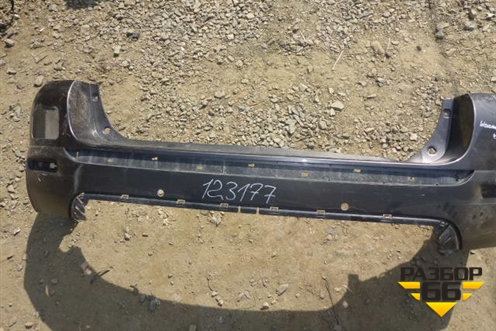 Бампер задний (под парктроник) (5215948170) для Toyota Highlander с 2007-2013г (Хайлендер)