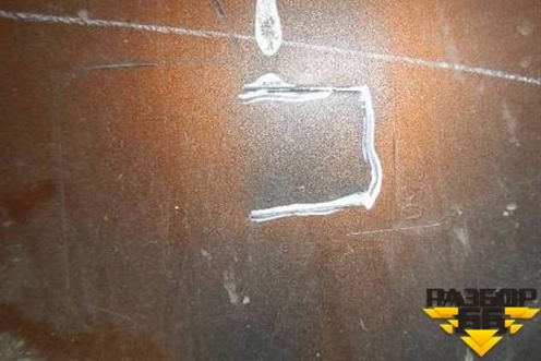 Накладка двери багажника для Honda Civic 5D с 2006-2012г