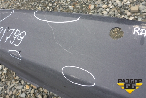 Бампер задний (до 2015г под парктроник) (5215942190) для Toyota Rav-4 с 2012-2019г (Рав 4)