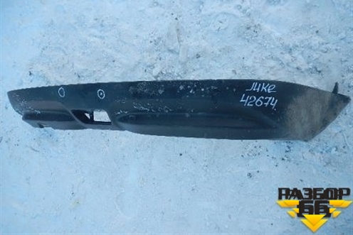 Юбка заднего бампера (до 2014г) (850B21KA1A) для Nissan Juke (F15) с 2010-2019г (Жук)