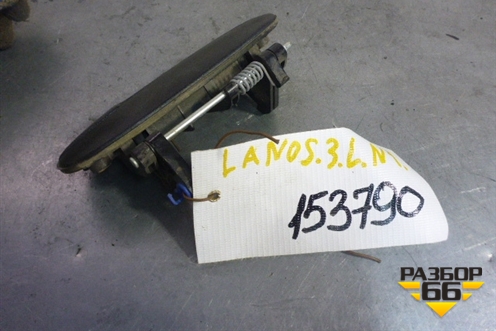 Ручка наружная двери задней левой для Chevrolet Lanos с 2004г (Ланос)