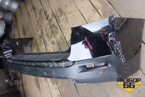 Бампер задний (под парктроник) (5215948170) для Toyota Highlander с 2007-2013г (Хайлендер)