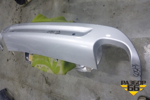 Накладка заднего бампера (под парктроник) (30779543) для Volvo V70 с 2007г