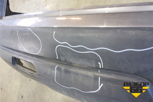 Бампер задний (85022JD00H) для Nissan Qashqai (J10E) с 2006-2013г (Кашкай)