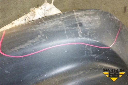 Юбка заднего бампера (до 2014г) (850B21KA1A) для Nissan Juke (F15) с 2010-2019г (Жук)