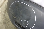 Бампер задний (до 2017г) (850224EA0H) для Nissan Qashqai (J11E) с 2013г (Кашкай)