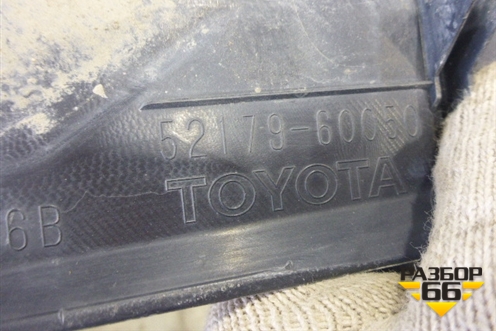 Накладка заднего бампера (верхняя) (5217960050) для Toyota Land Cruiser Prado(150) с 2009г (Ленд Крузер Прадо)