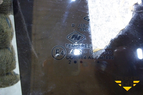 Стекло двери задней правой для Chery Bonus(A13) с 2010г