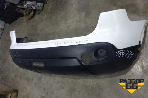 Бампер задний (85022JD00H) для Nissan Qashqai (J10E) с 2006-2013г (Кашкай)