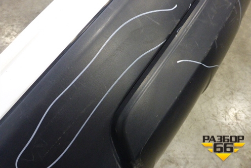 Бампер задний (85022JD00H) для Nissan Qashqai (J10E) с 2006-2013г (Кашкай)