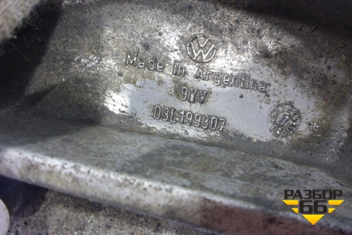 Кронштейн двигателя левый (2.0л TDI) (03L199307) для Volkswagen Amarok с 2010г