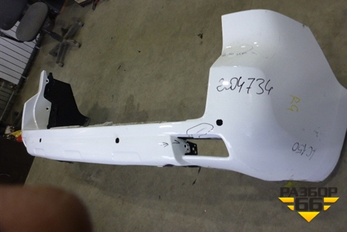 Бампер задний (до 2017г под парктроник) (5215960500) для Toyota Land Cruiser Prado(150) с 2009г (Ленд Крузер Прадо)