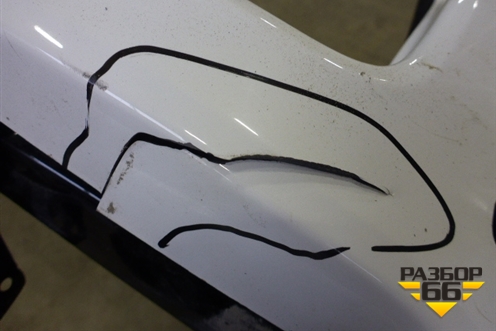 Бампер задний (до 2017г под парктроник) (5215960500) для Toyota Land Cruiser Prado(150) с 2009г (Ленд Крузер Прадо)