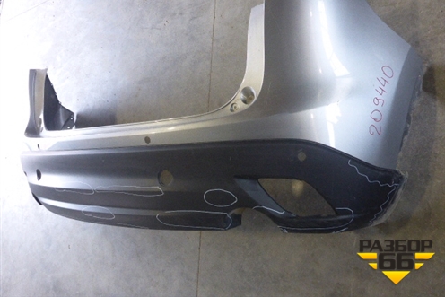 Бампер задний (под парктроник) (KD4750221) для Mazda CX 5 с 2012-2016г (СХ5)