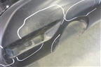 Бампер задний (под парктроник) для Infiniti Infiniti FX35/37/50 QX70 (S51) с 2008-2013г (ФХ)