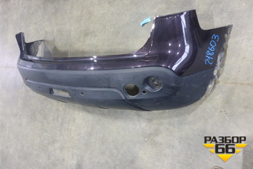 Бампер задний (под парктроник) (85022JD00H) для Nissan Qashqai (J10E) с 2006-2013г (Кашкай)