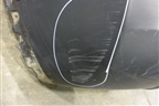 Бампер задний (под парктроник) (85022JD00H) для Nissan Qashqai (J10E) с 2006-2013г (Кашкай)