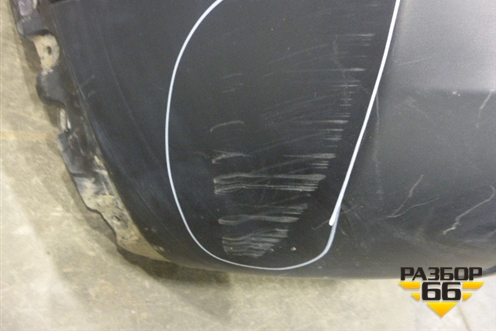 Бампер задний (под парктроник) (85022JD00H) для Nissan Qashqai (J10E) с 2006-2013г (Кашкай)