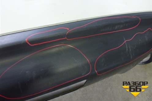 Бампер задний (под парктроник) для Infiniti Infiniti FX35/37/50 QX70 (S51) с 2008-2013г (ФХ)