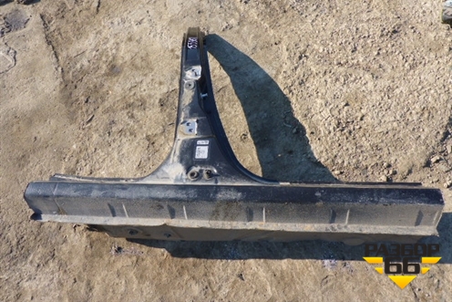 Порог со стойкой правый для Renault Logan с 2004-2015г (Логан)