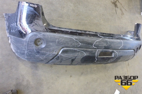 Бампер задний (85022JD00H) для Nissan Qashqai (J10E) с 2006-2013г (Кашкай)