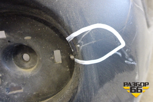 Бампер задний (85022JD00H) для Nissan Qashqai (J10E) с 2006-2013г (Кашкай)