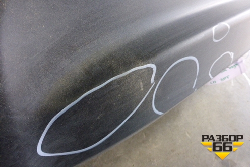 Юбка заднего бампера (до 2014г) (850B21KA1A) для Nissan Juke (F15) с 2010-2019г (Жук)