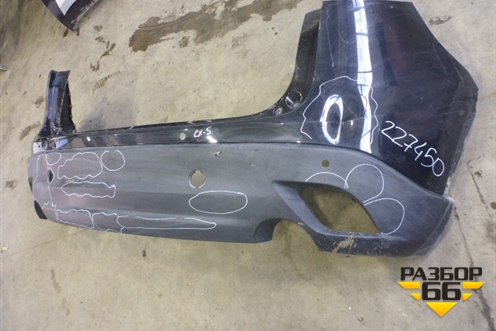 Бампер задний (под парктроник) (KD4750221) для Mazda CX 5 с 2012-2016г (СХ5)