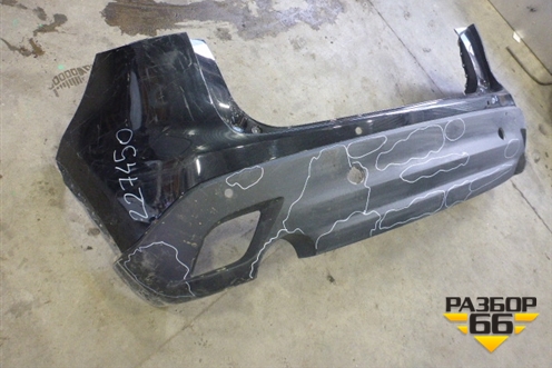 Бампер задний (под парктроник) (KD4750221) для Mazda CX 5 с 2012-2016г (СХ5)