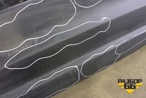 Бампер задний (под парктроник) (KD4750221) для Mazda CX 5 с 2012-2016г (СХ5)