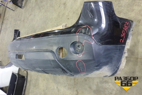 Бампер задний (85022JD00H) для Nissan Qashqai (J10E) с 2006-2013г (Кашкай)