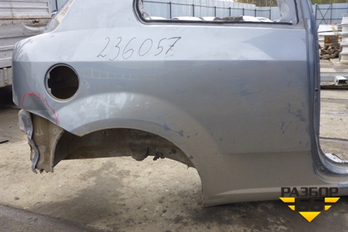 Крыло заднее правое (3х дверный кузов) для Fiat Grande Punto с 2005г