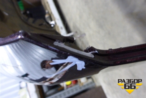 Бампер задний (под парктроник) для Toyota Highlander с 2007-2013г (Хайлендер)