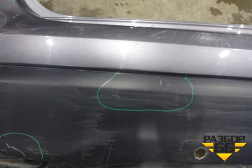 Бампер задний (до 2017г) (850224EA0H) для Nissan Qashqai (J11E) с 2013г (Кашкай)